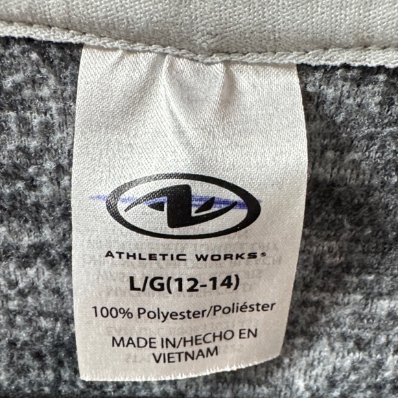 Athletic Works Gray Women's Zip Up Hoodie - Picture 2 of 5